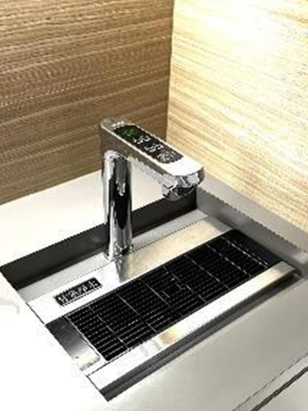 Electronic under-sink water dispenser